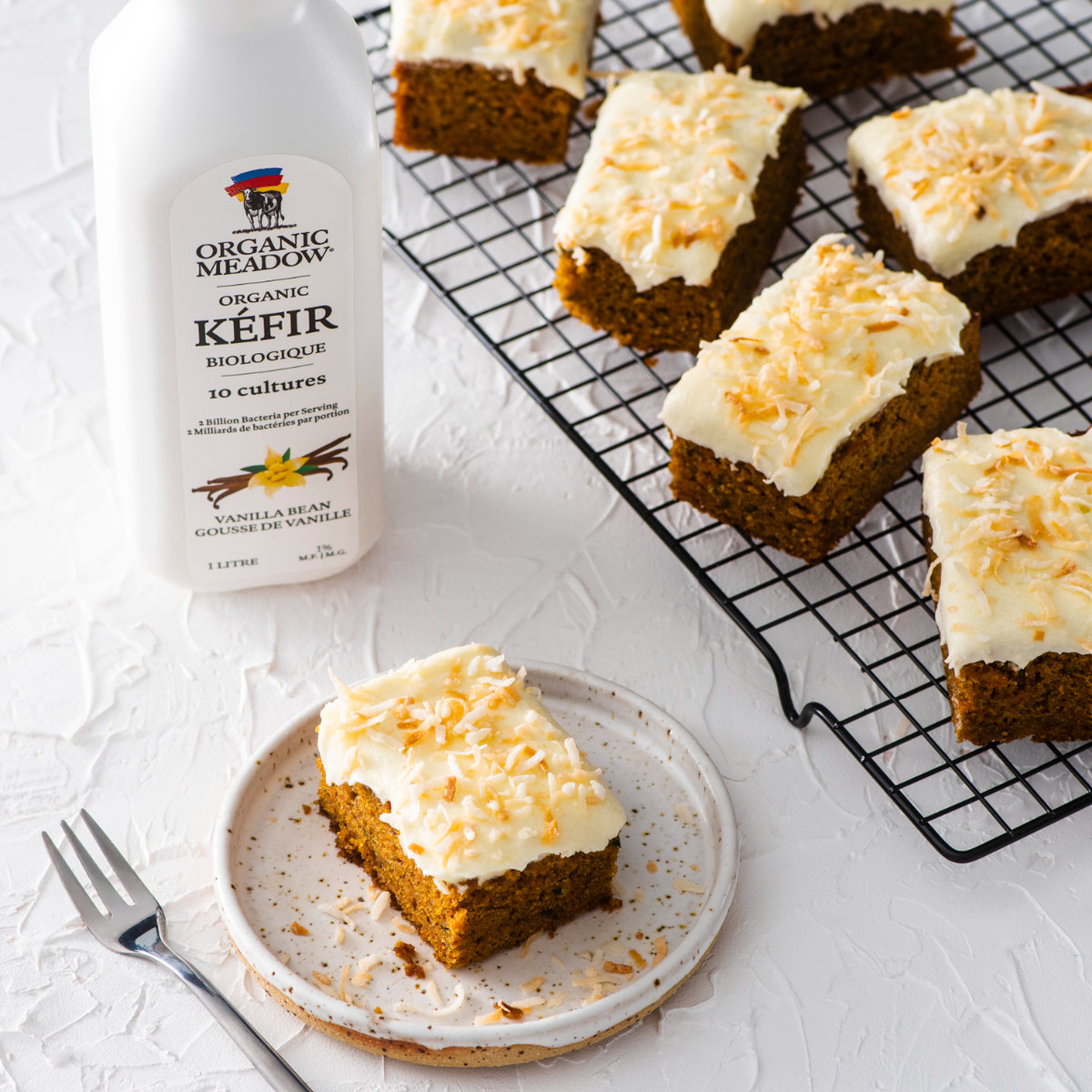 Vegan Vanilla Cake with Organic Vanilla Frosting | Starseed Bakery